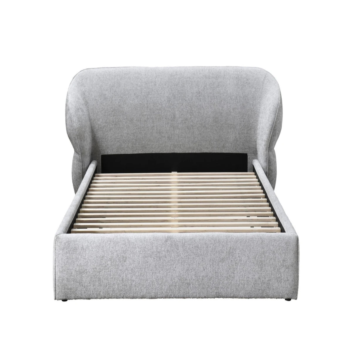 Strong bed frame built for long lasting durability.