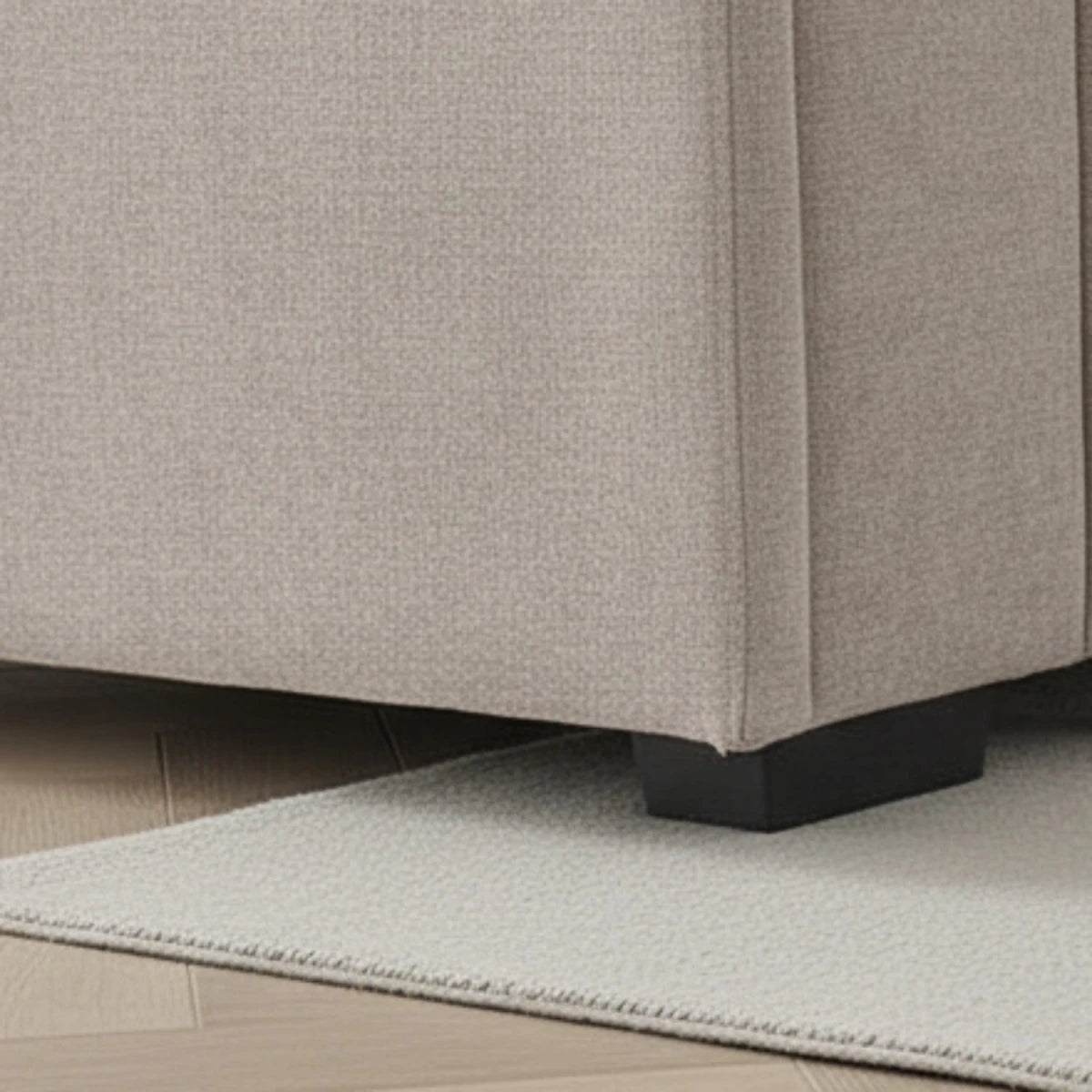 Durable base legs designed for electric sofa bed structure.