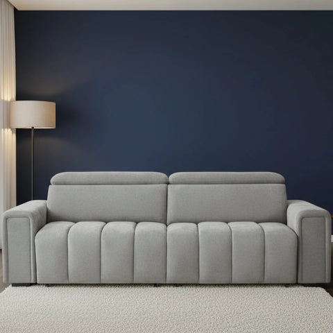 Modern 3 seater sofabed with versatile seating and sleeping function.