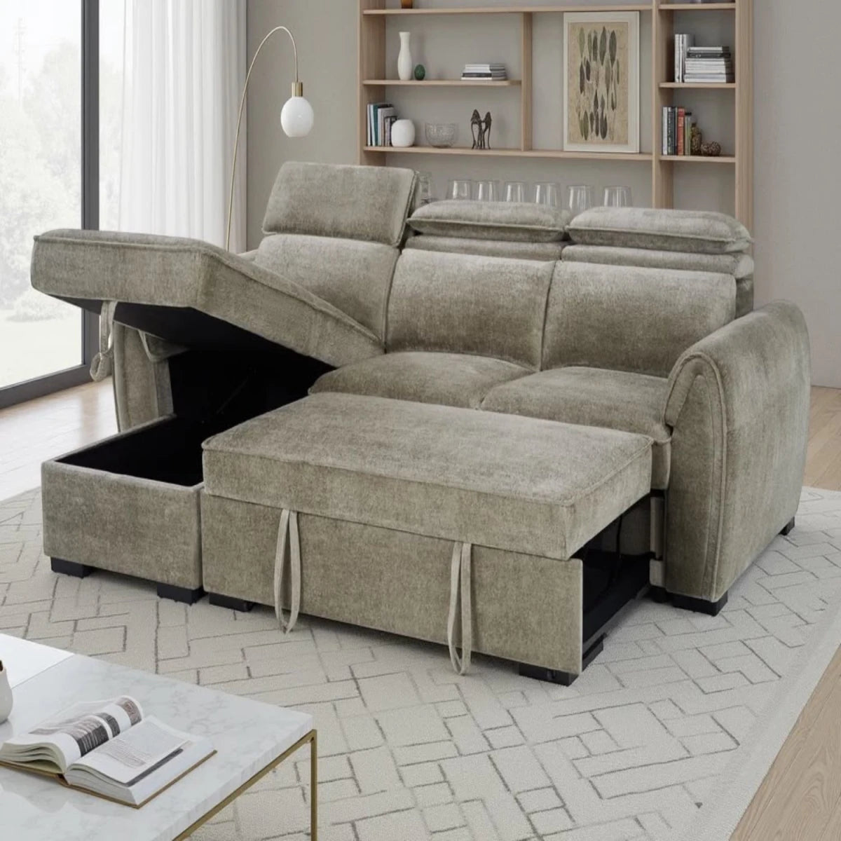 Perfect combination of comfort, storage, and versatility.