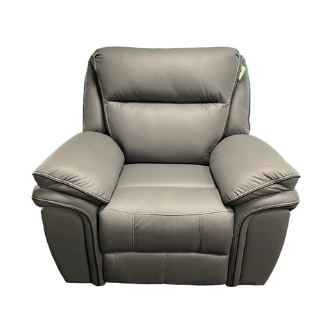 Mont Leather Look Fabric Manual Recliner Armchair - Pendle Village Furniture