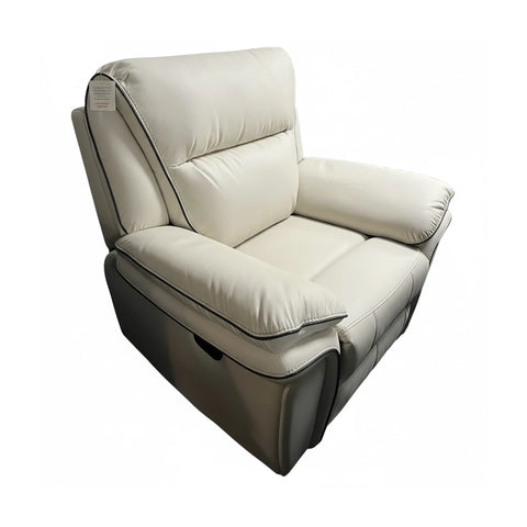 Mont Leather Look Fabric Manual Recliner Armchair - Pendle Village Furniture