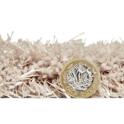 Montana Beige Luxury Shaggy Rug - Pendle Village Furniture