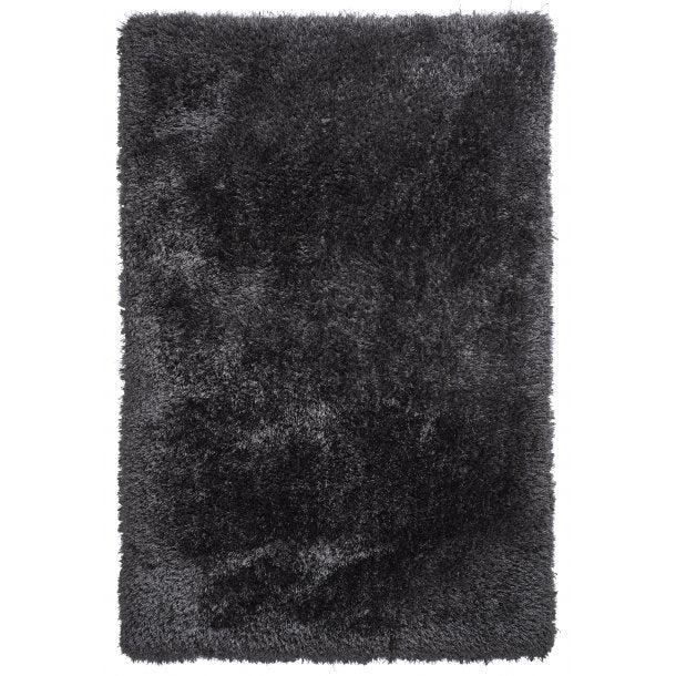 Montana Dark Grey Luxury Shaggy Rug - Pendle Village Furniture