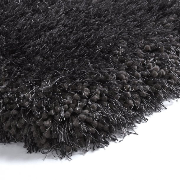 Montana Dark Grey Luxury Shaggy Rug - Pendle Village Furniture