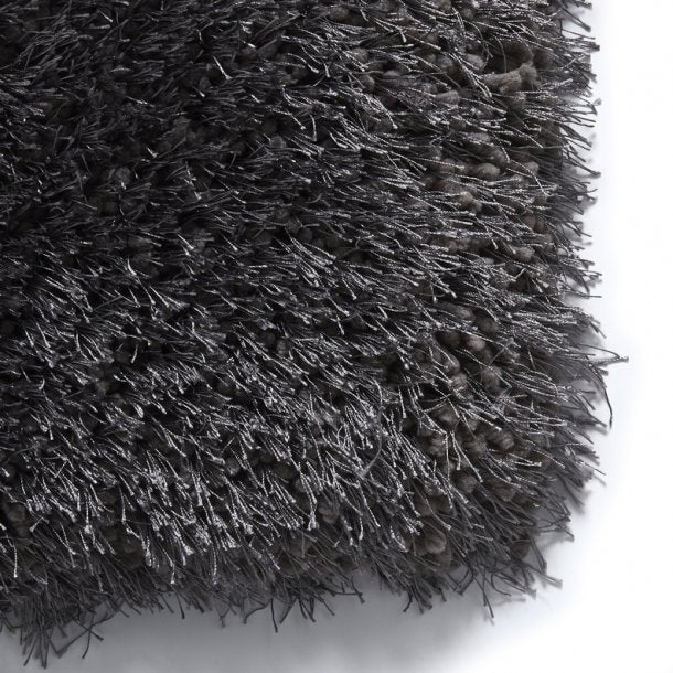 Montana Dark Grey Luxury Shaggy Rug - Pendle Village Furniture