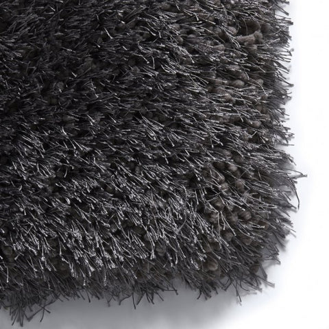 Montana Dark Grey Luxury Shaggy Rug - Pendle Village Furniture