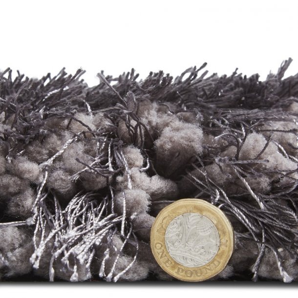 Montana Dark Grey Luxury Shaggy Rug - Pendle Village Furniture