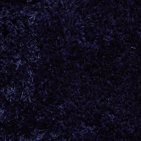 Montana Dark Navy Luxury Shaggy Rug - Pendle Village Furniture