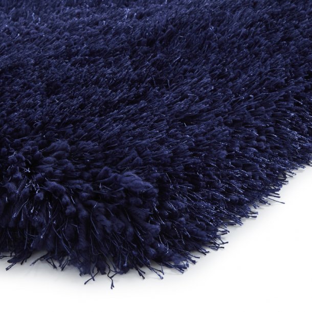 Montana Dark Navy Luxury Shaggy Rug - Pendle Village Furniture