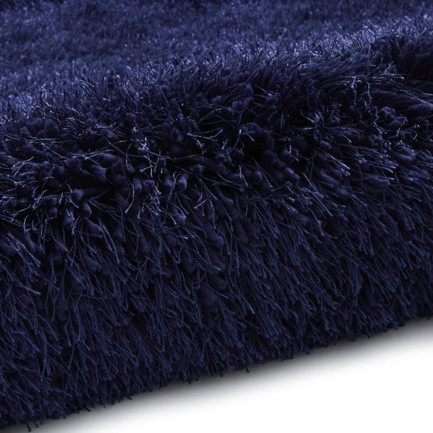 Montana Dark Navy Luxury Shaggy Rug - Pendle Village Furniture
