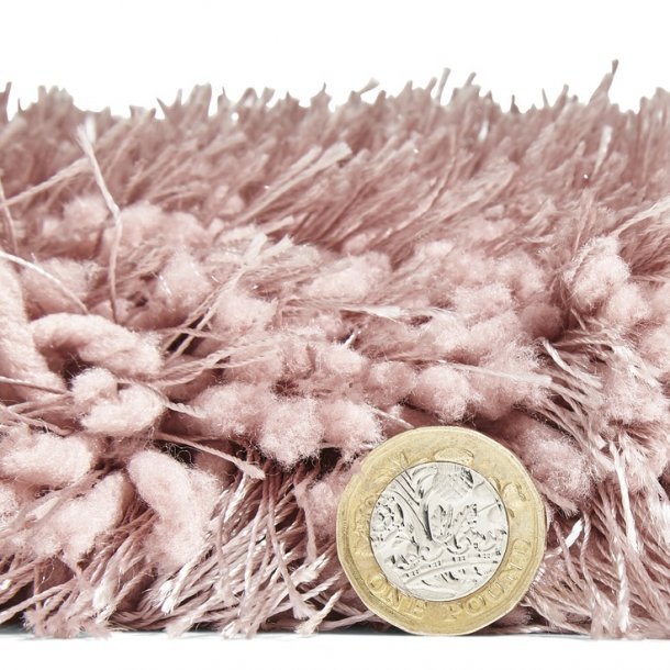 Montana Rose Jewel Luxury Shaggy Rug - Pendle Village Furniture