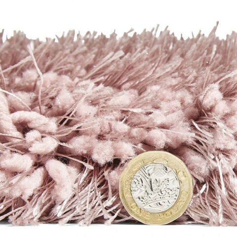 Montana Rose Jewel Luxury Shaggy Rug - Pendle Village Furniture