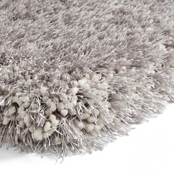 Montana Silver Luxury Shaggy Rug - Pendle Village Furniture