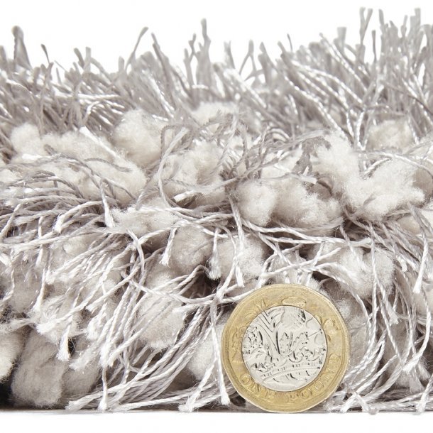 Montana Silver Luxury Shaggy Rug - Pendle Village Furniture