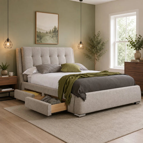Premium bed with elegant and bold presence.