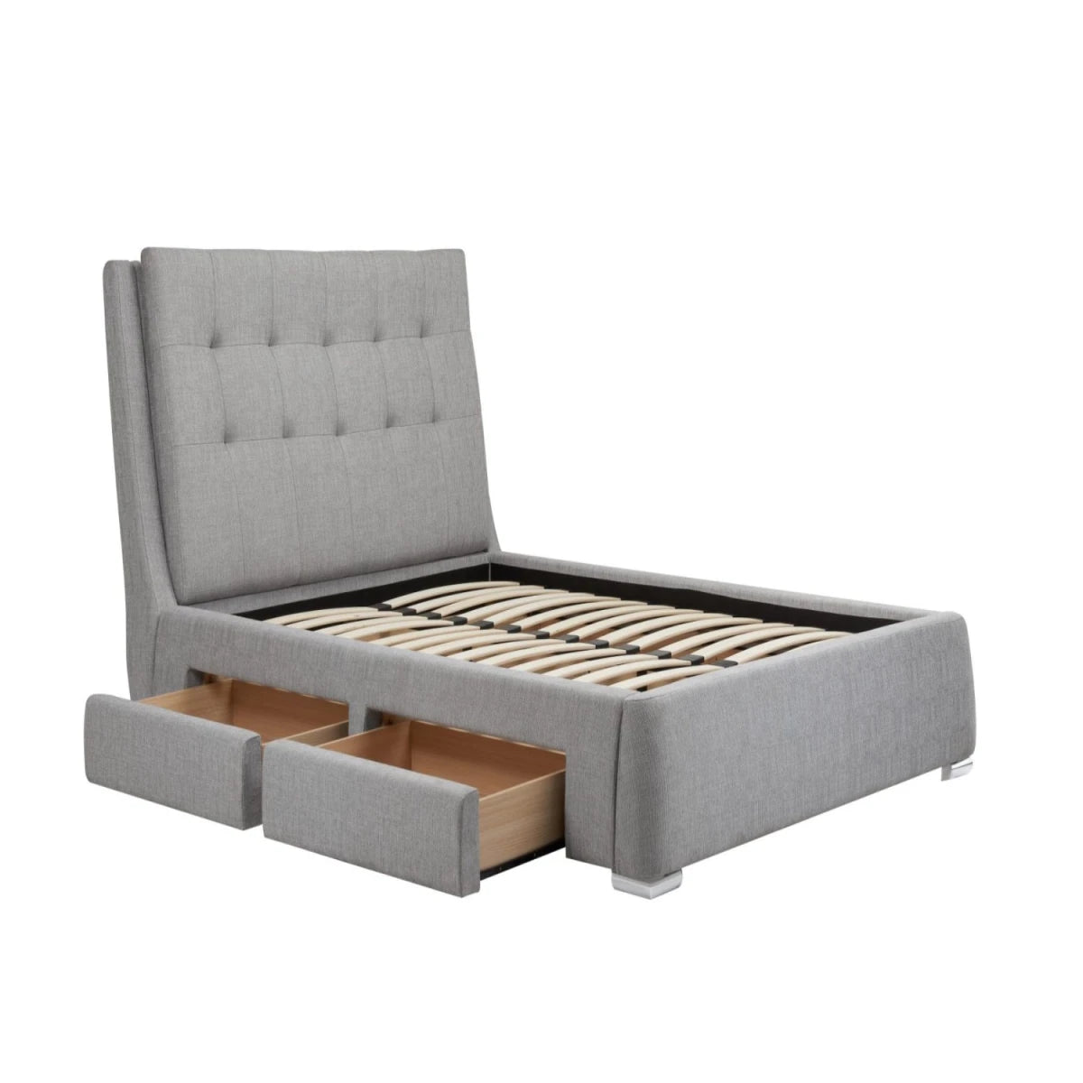 Built-in drawer storage for organised bedroom living.