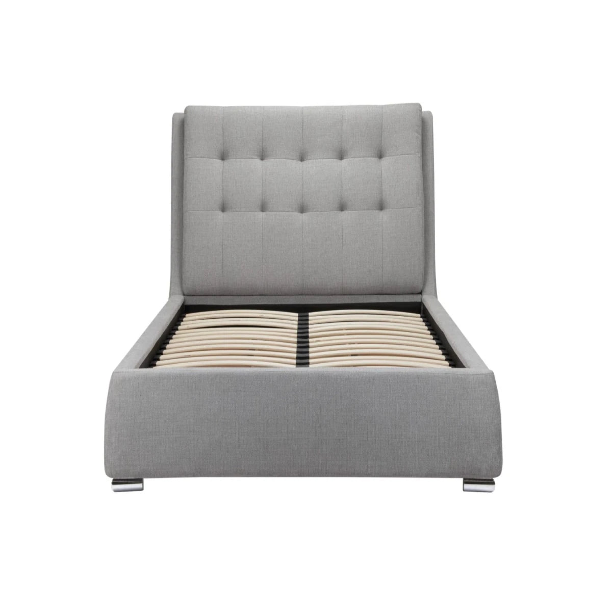 Strong bed frame built for long lasting durability.