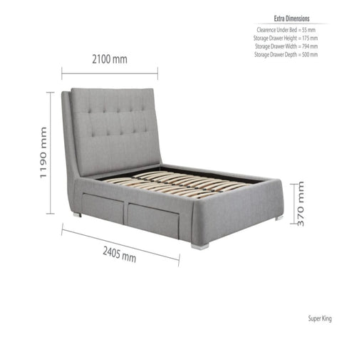 Large frame offering maximum comfort space.