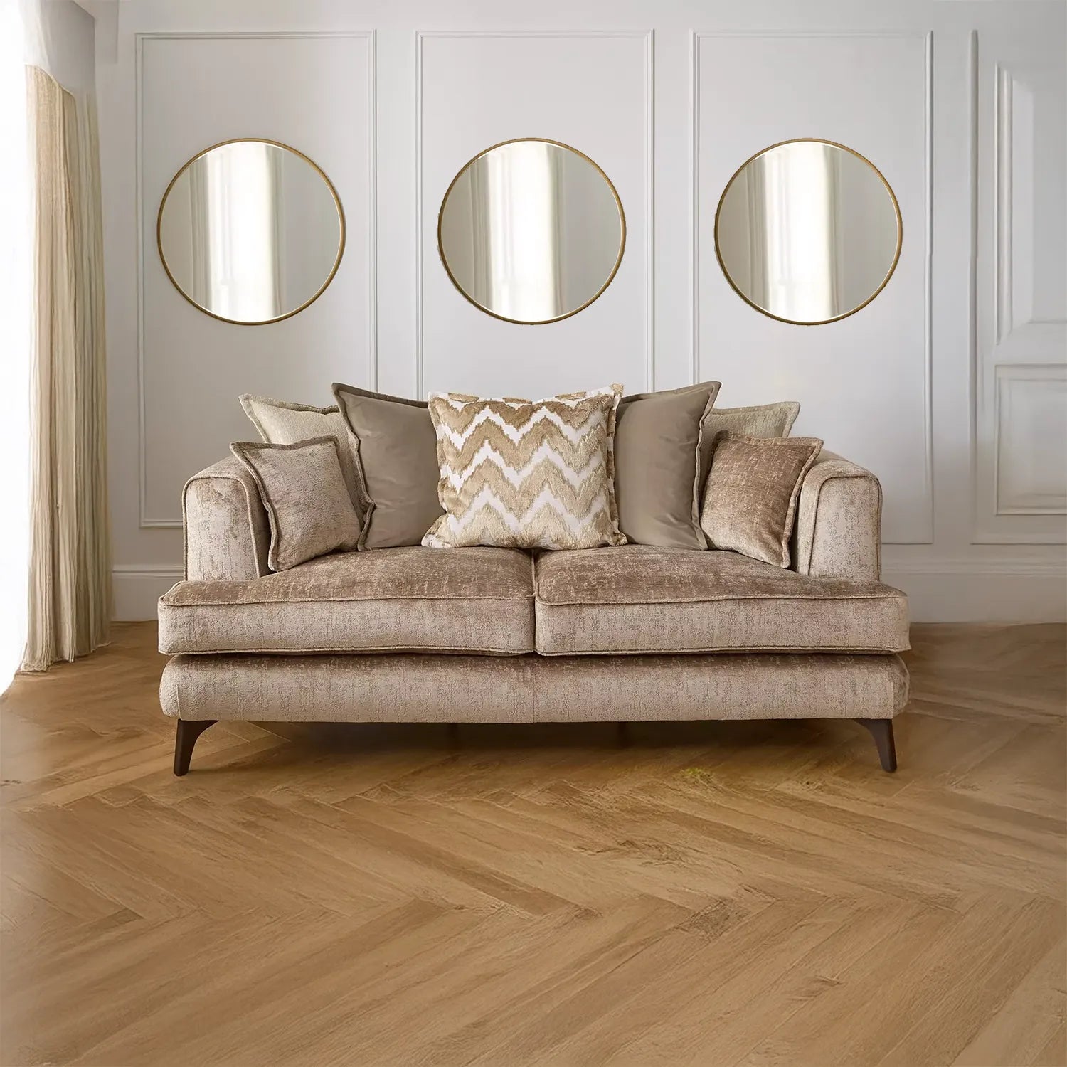 Monterrey Aaron Fabric Scatter Back Sofa Collection - Pendle Village Furniture