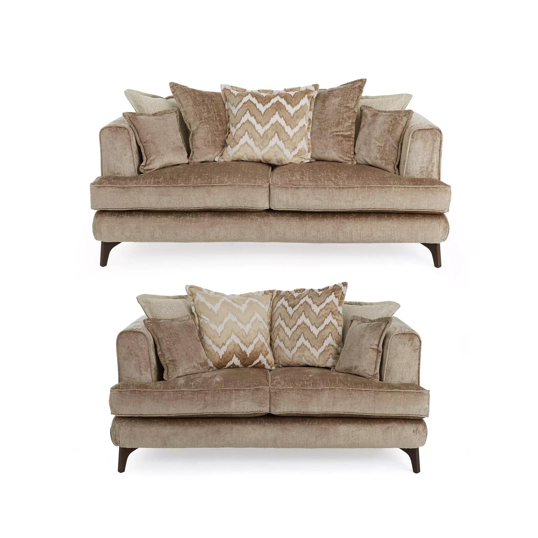 Monterrey Aaron Fabric Scatter Back Sofa Collection - Pendle Village Furniture