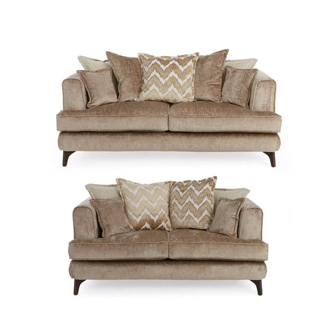 Monterrey Aaron Fabric Scatter Back Sofa Collection - Pendle Village Furniture