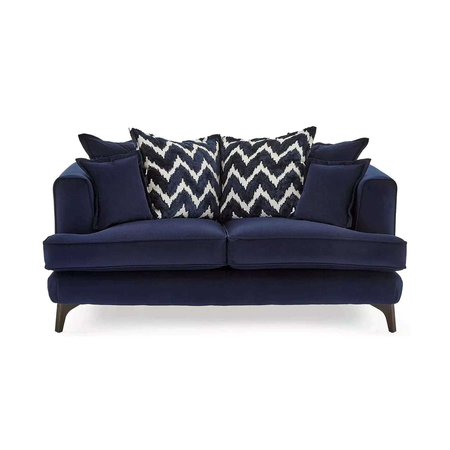 Monterrey Regent Plush Velvet Scatter Back 2 Seater Sofa - Pendle Village Furniture
