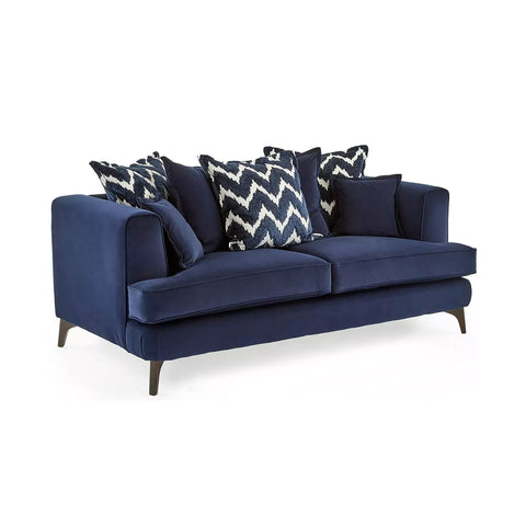 Monterrey Regent Plush Velvet Scatter Back 3 Seater Sofa - Pendle Village Furniture