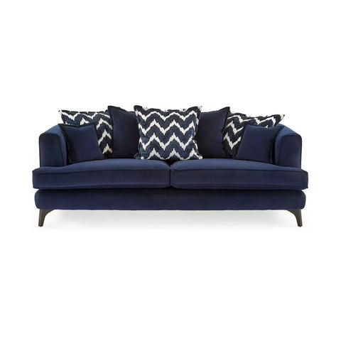 Monterrey Regent Plush Velvet Scatter Back 4 Seater Sofa - Pendle Village Furniture