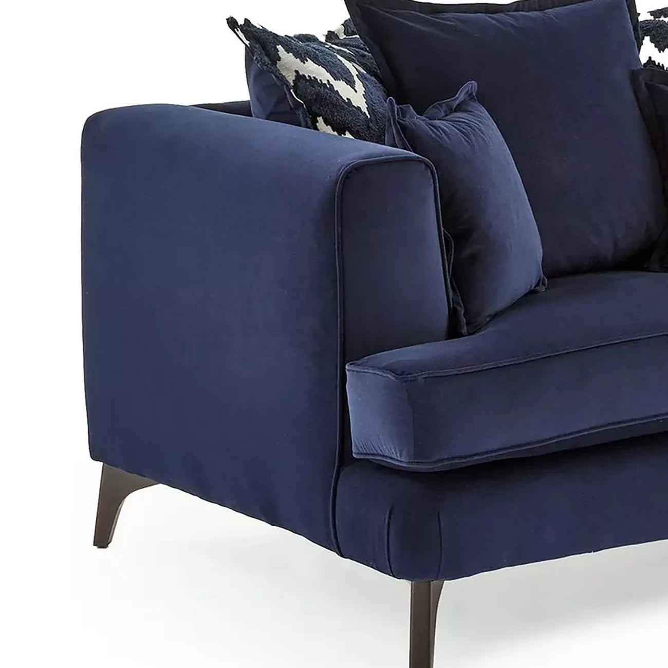 Monterrey Regent Plush Velvet Scatter Back Love Chair - Pendle Village Furniture