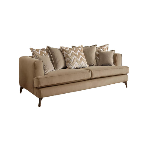 Monterrey Regent Plush Velvet Scatter Back 3 Seater Sofa - Pendle Village Furniture