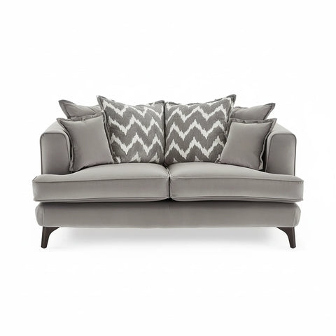 Monterrey Regent Plush Velvet Scatter Back 2 Seater Sofa - Pendle Village Furniture