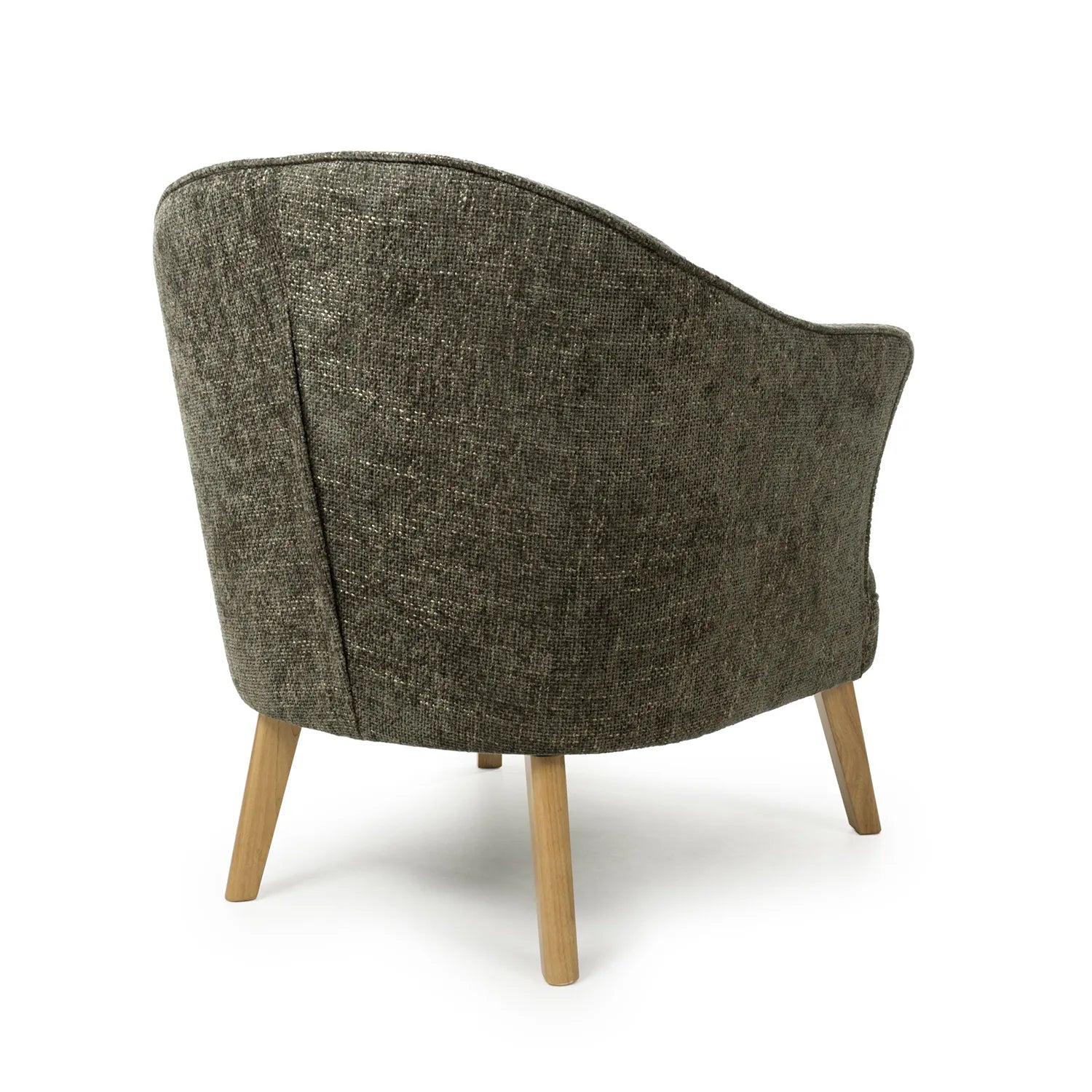 Munich Flax Effect Green Armchair - Pendle Village Furniture