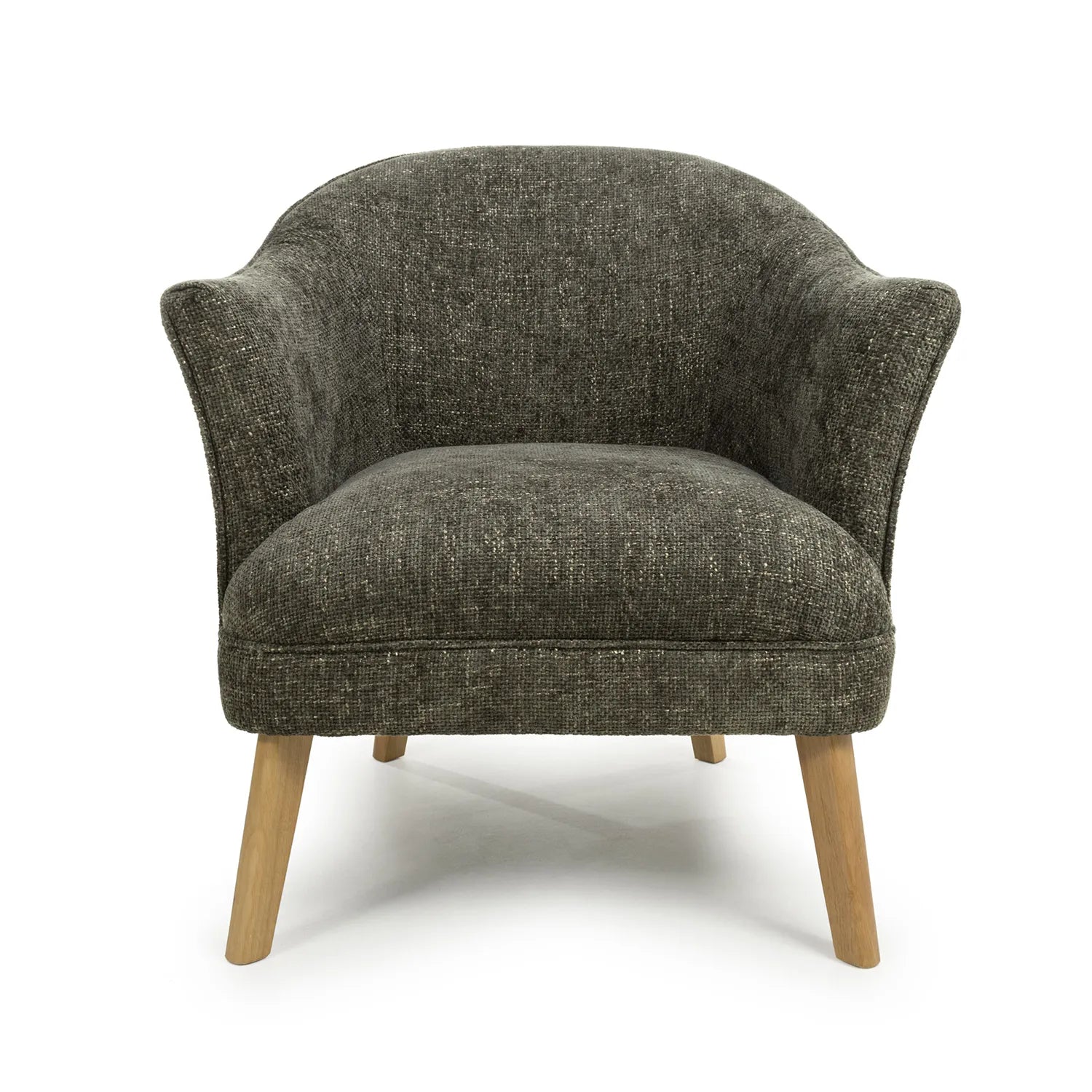 Munich Flax Effect Green Armchair - Pendle Village Furniture