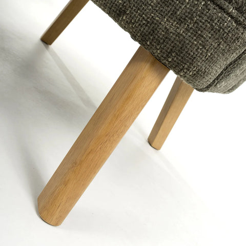 Munich Flax Effect Green Armchair - Pendle Village Furniture