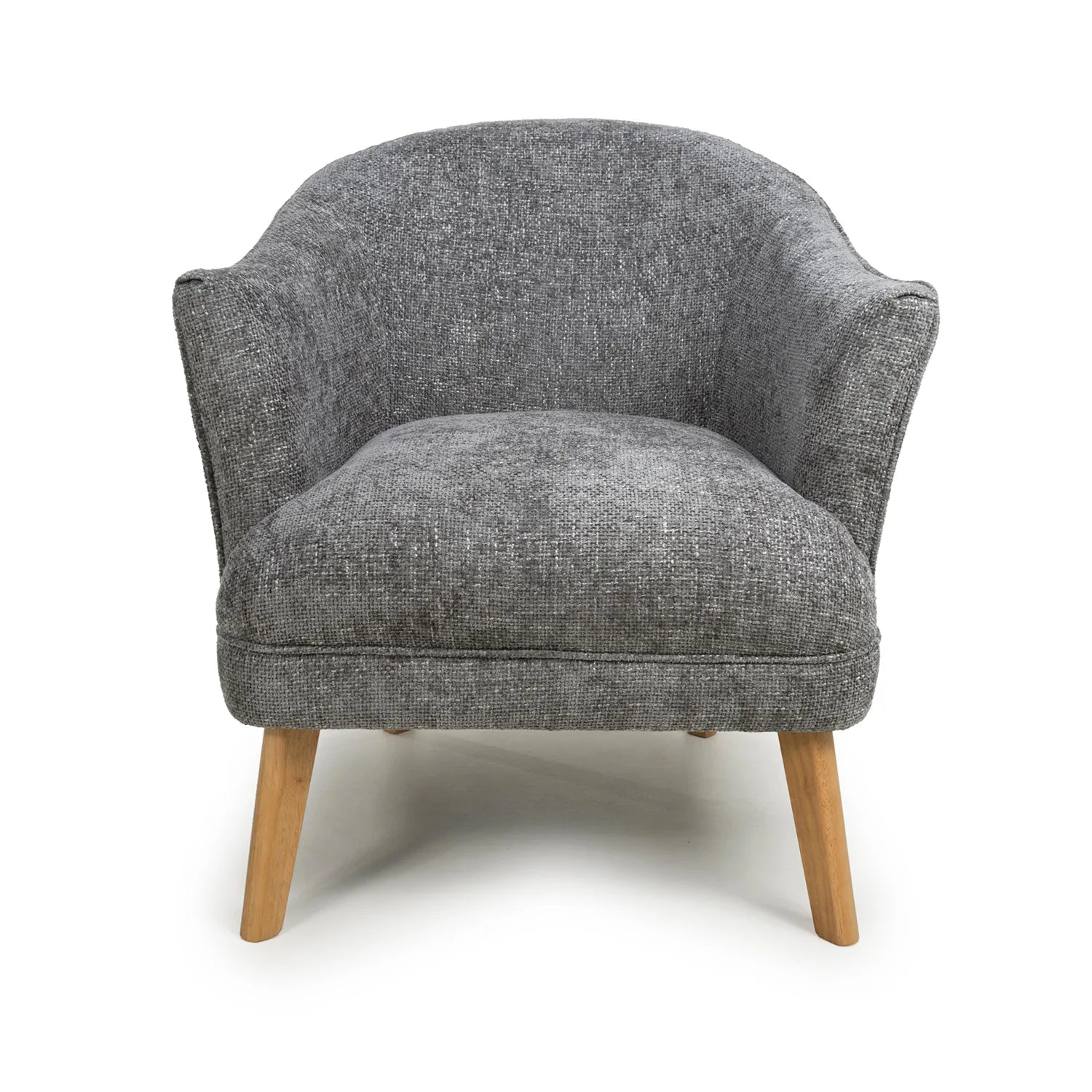 Munich Flax Effect Grey Armchair - Pendle Village Furniture