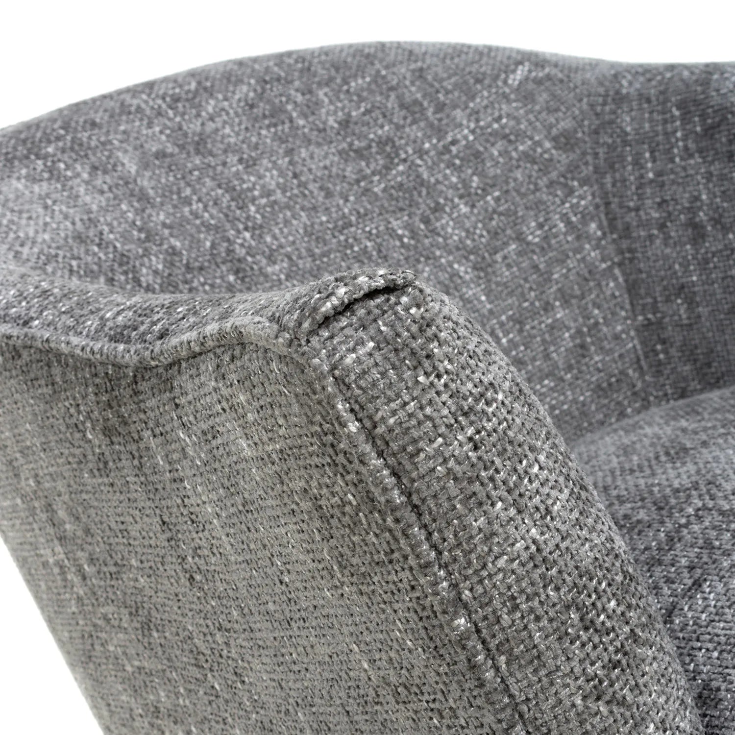Munich Flax Effect Grey Armchair - Pendle Village Furniture