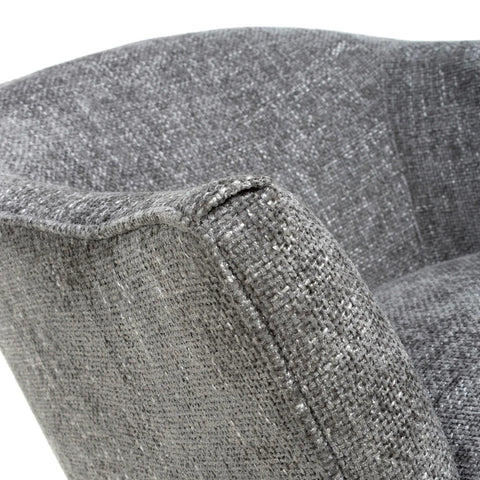 Munich Flax Effect Grey Armchair - Pendle Village Furniture