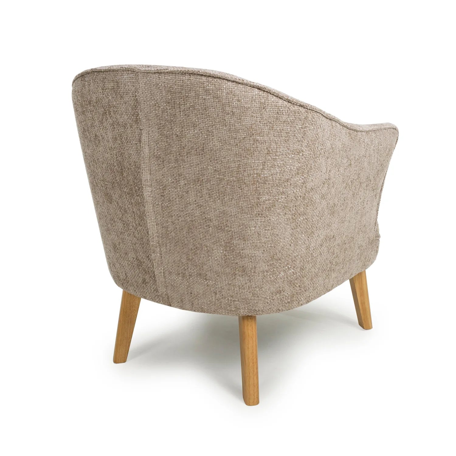 Munich Flax Effect Natural Armchair - Pendle Village Furniture
