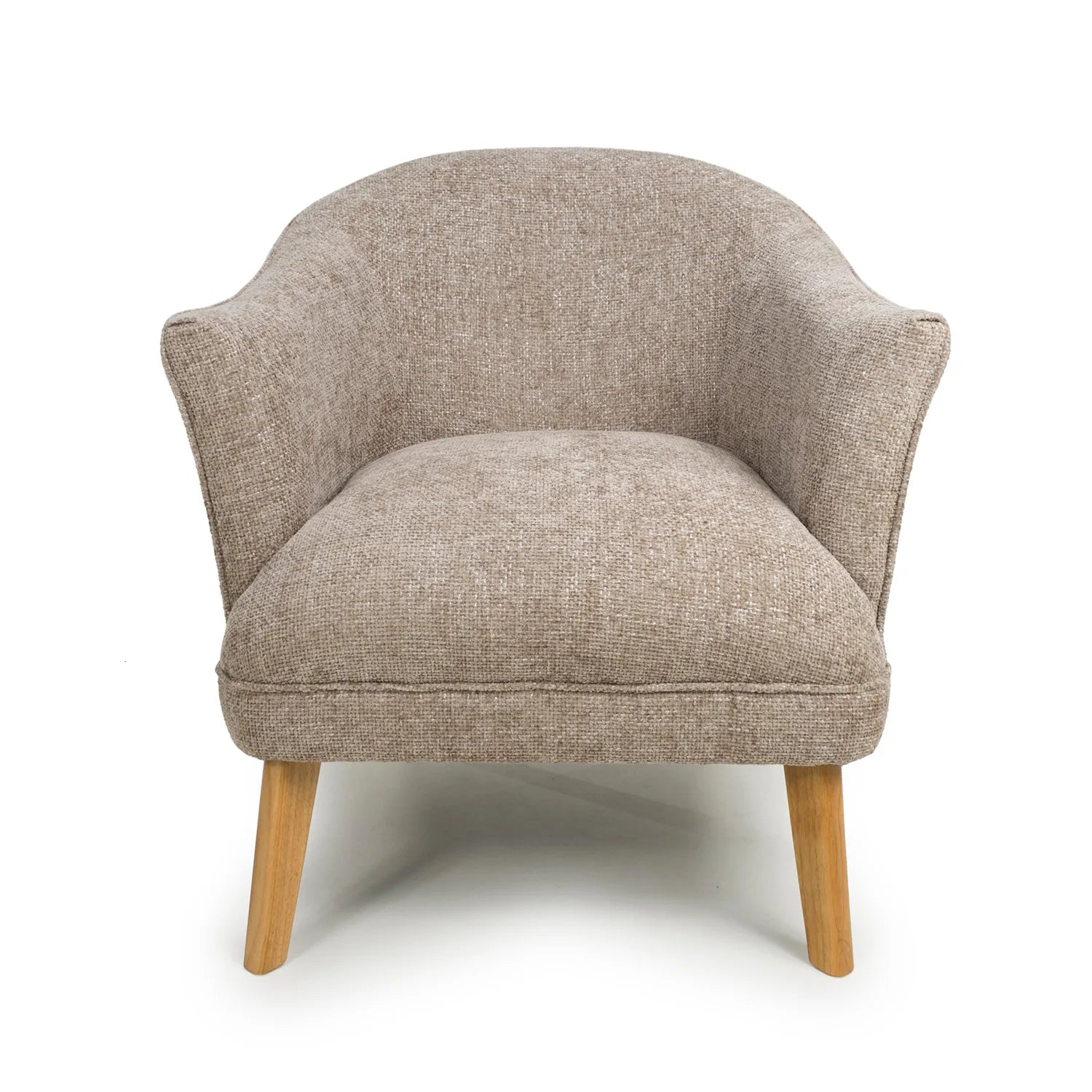 Munich Flax Effect Natural Armchair - Pendle Village Furniture