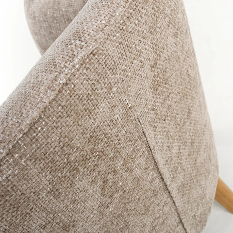 Munich Flax Effect Natural Armchair - Pendle Village Furniture