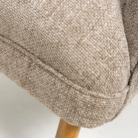 Munich Flax Effect Natural Armchair - Pendle Village Furniture