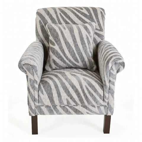 Nala Pattern Fabric Accent Chair