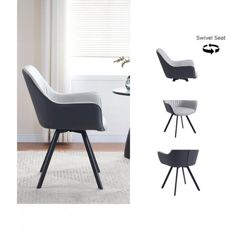 Naples Swivel Dining Chairs – Set of 4 - Pendle Village Furniture