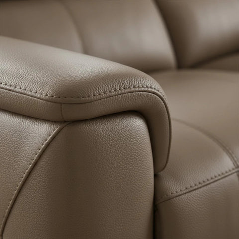 Luxury leather upholstery offering comfort and long-lasting quality.