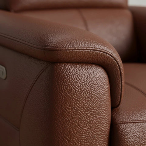 Durable leather surface with refined and contemporary style.