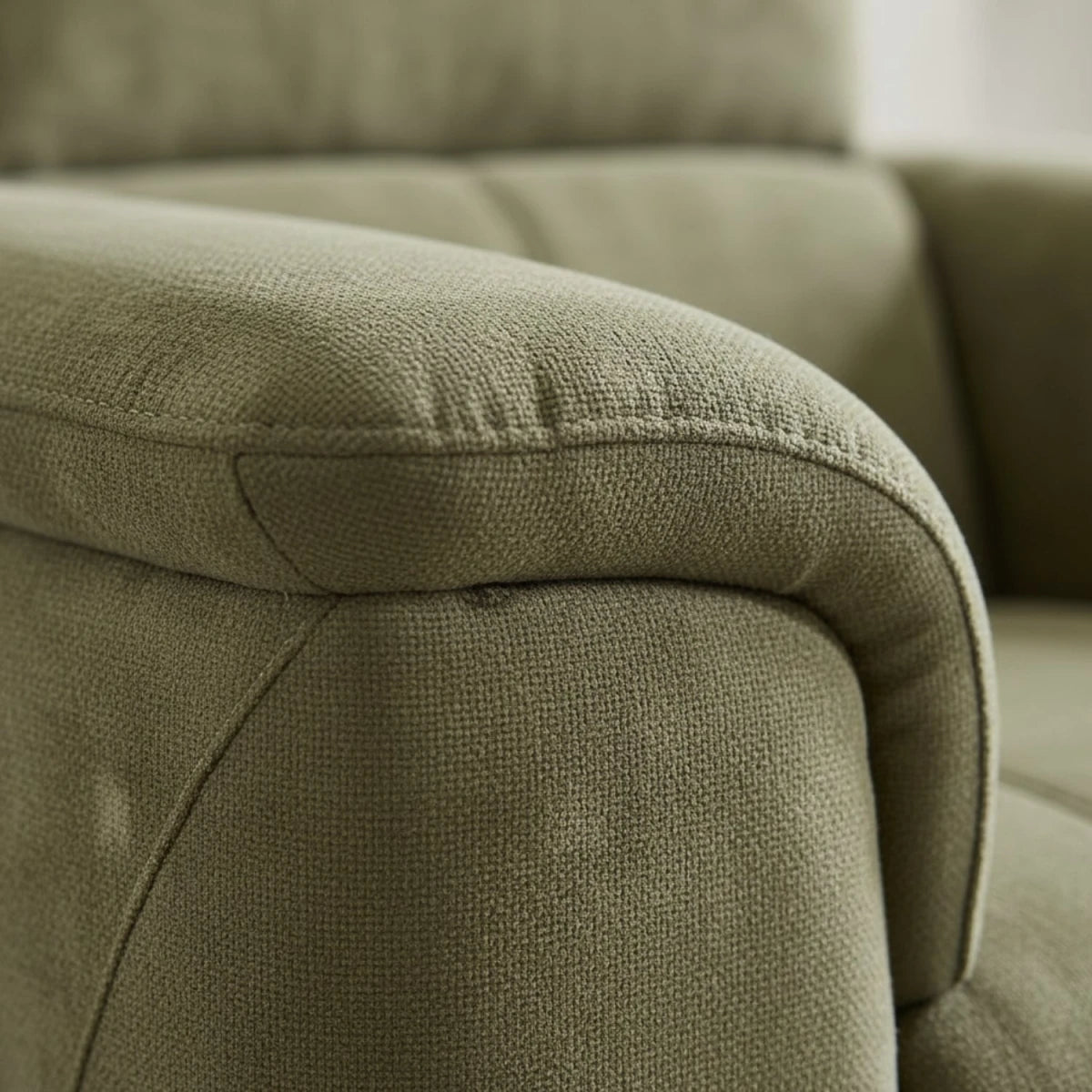 Premium upholstery with smooth texture and modern finish.