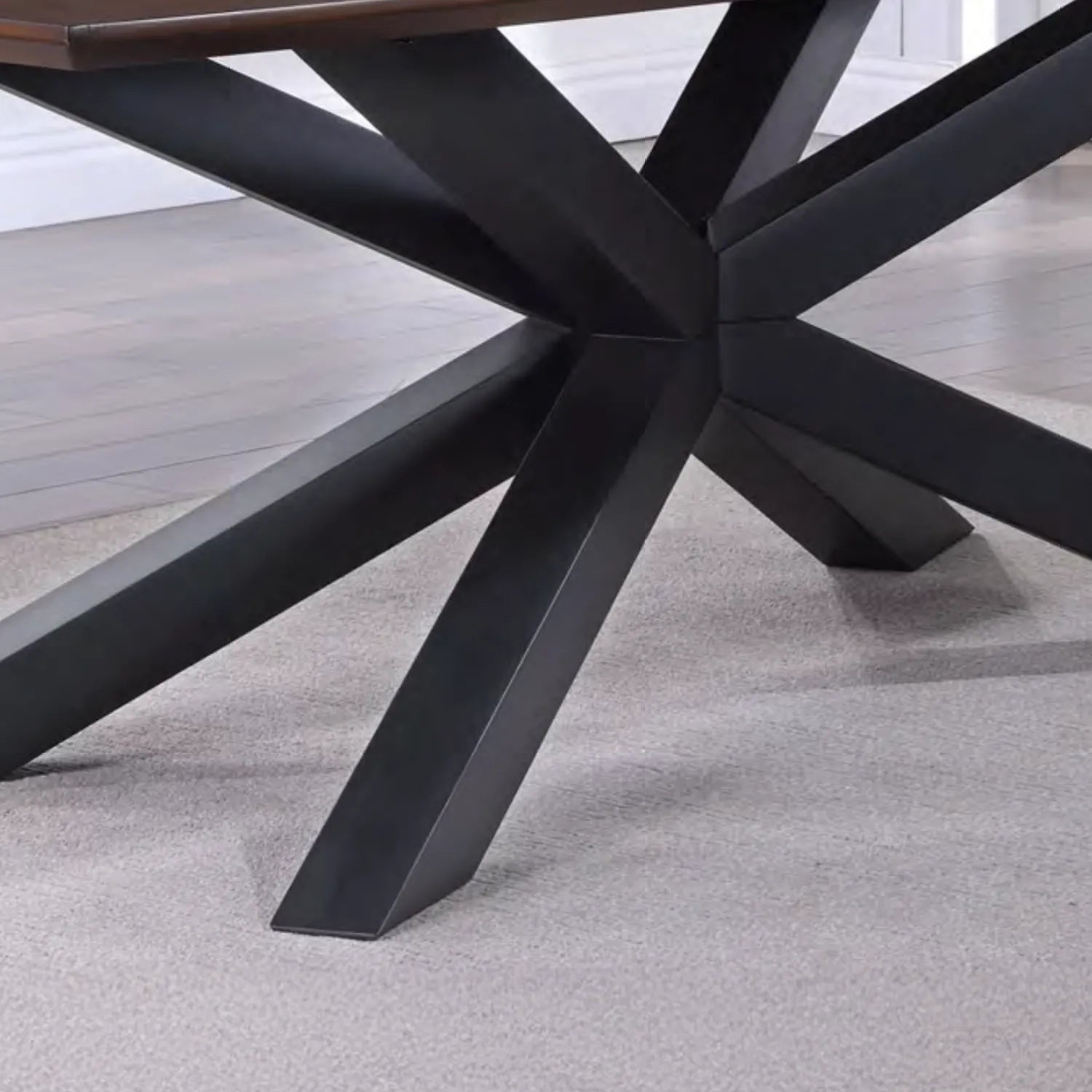 Nevada Mindi Wood 1.7M Dining Table with Parquet Top