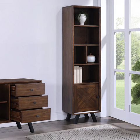 Nevada Mindi Wood Small Bookcase