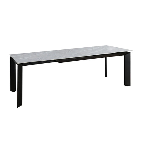 New Baron Grey Sintered Stone Ceramic Extending Dining Table - Pendle Village Furniture